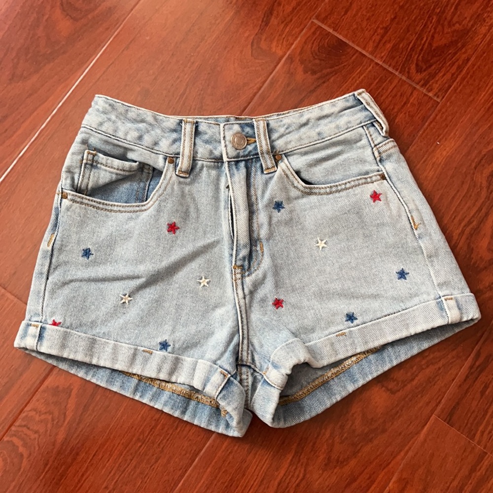 Denim Star Shorts